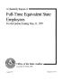 Report: A Quarterly Report of Full-Time Equivalent State Employees for the Qu…