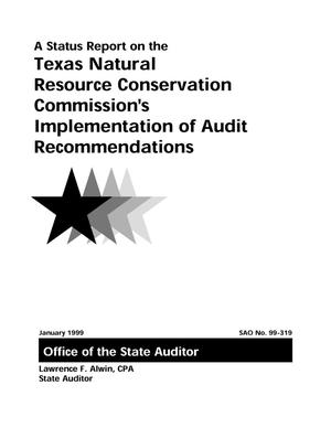 A Status Report on the Texas Natural Resource Conservation Commission's Implementation of Audit Recommendations