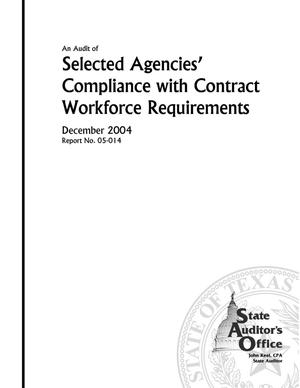 An Audit of Selected Agencies' Compliance with Contract Workforce Requirements