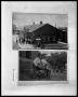 Thumbnail image of item number 1 in: 'People at Railroad Depot; Two Men on Park Bench'.