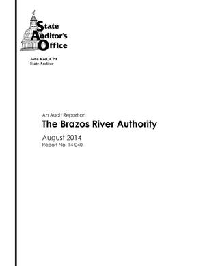 Primary view of object titled 'An Audit Report on the Brazos River Authority'.