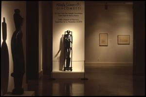 Primary view of object titled 'Giacometti [Exhibition Photographs]'.
