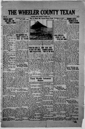 The Wheeler County Texan (Shamrock, Tex.), Vol. 21, No. 23, Ed. 1 Thursday, October 9, 1924