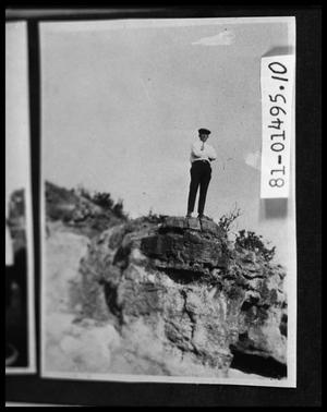 Man on Outcropping