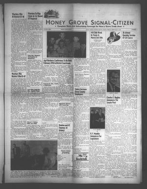 Honey Grove Signal-Citizen (Honey Grove, Tex.), Vol. 72, No. 7, Ed. 1 Friday, February 23, 1962
