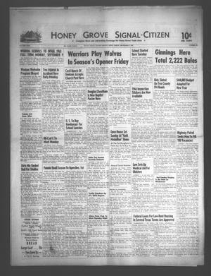 Honey Grove Signal-Citizen (Honey Grove, Tex.), Vol. 72, No. 35, Ed. 1 Friday, September 6, 1963