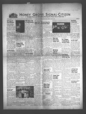 Primary view of object titled 'Honey Grove Signal-Citizen (Honey Grove, Tex.), Vol. 72, No. 30, Ed. 1 Friday, August 3, 1962'.