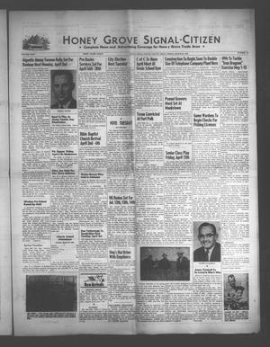 Honey Grove Signal-Citizen (Honey Grove, Tex.), Vol. 72, No. 12, Ed. 1 Friday, March 30, 1962