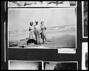 Primary view of object titled 'Man and Women on Beach'.