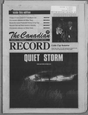 Primary view of object titled 'The Canadian Record (Canadian, Tex.), Vol. 3, No. 22, Ed. 1 Thursday, May 31, 2001'.