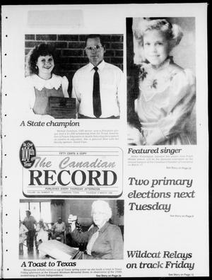The Canadian Record (Canadian, Tex.), Vol. 100, No. 10, Ed. 1 Thursday, March 8, 1990