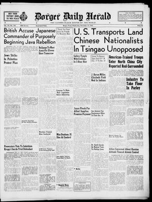 Borger Daily Herald (Borger, Tex.), Vol. 19, No. 305, Ed. 1 Wednesday, November 14, 1945