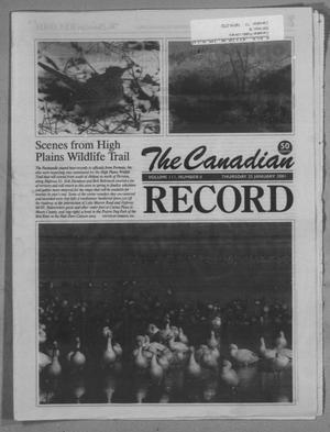 The Canadian Record (Canadian, Tex.), Vol. 3, No. 4, Ed. 1 Thursday, January 25, 2001