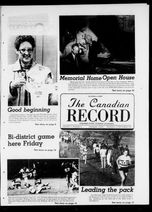 Primary view of object titled 'The Canadian Record (Canadian, Tex.), Vol. 97, No. 46, Ed. 1 Thursday, November 12, 1987'.