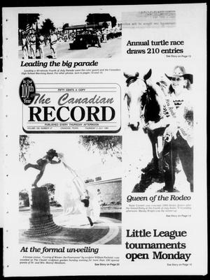 Primary view of object titled 'The Canadian Record (Canadian, Tex.), Vol. 100, No. 27, Ed. 1 Thursday, July 5, 1990'.