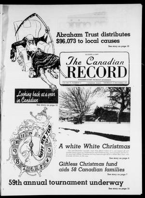 Primary view of object titled 'The Canadian Record (Canadian, Tex.), Vol. 97, No. 53, Ed. 1 Thursday, December 31, 1987'.