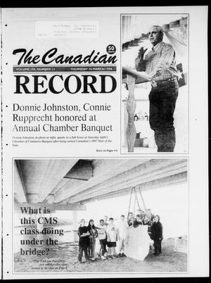 Primary view of object titled 'The Canadian Record (Canadian, Tex.), Vol. 108, No. 13, Ed. 1 Thursday, March 26, 1998'.