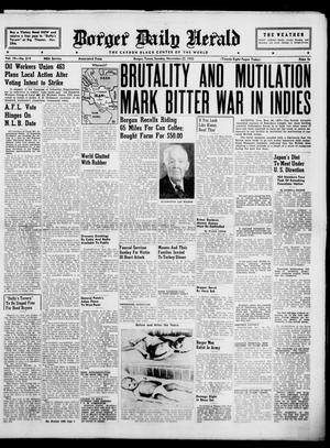 Borger Daily Herald (Borger, Tex.), Vol. 19, No. 314, Ed. 1 Sunday, November 25, 1945