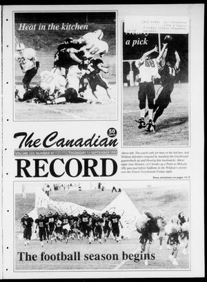 Primary view of object titled 'The Canadian Record (Canadian, Tex.), Vol. 107, No. 37, Ed. 1 Thursday, September 11, 1997'.