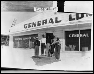 Primary view of object titled 'Exterior, Lumber Co.'.