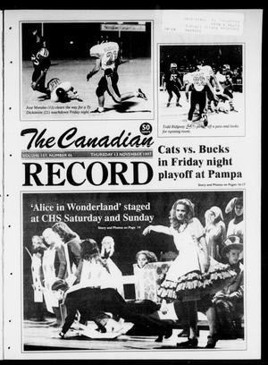 The Canadian Record (Canadian, Tex.), Vol. 107, No. 46, Ed. 1 Thursday, November 13, 1997