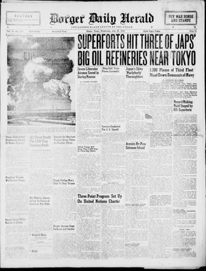 Borger Daily Herald (Borger, Tex.), Vol. 19, No. 208, Ed. 1 Wednesday, July 25, 1945