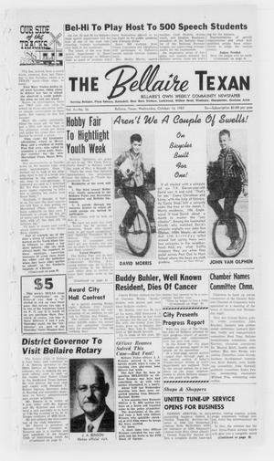 The Bellaire Texan (Bellaire, Tex.), Vol. 4, No. 36, Ed. 1 Wednesday, October 16, 1957