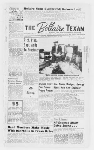Primary view of object titled 'The Bellaire Texan (Bellaire, Tex.), Vol. 5, No. 4, Ed. 1 Wednesday, March 12, 1958'.