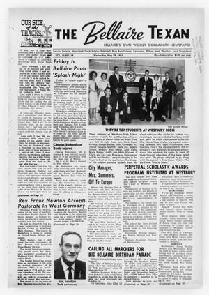 The Bellaire Texan (Bellaire, Tex.), Vol. 10, No. 14, Ed. 1 Wednesday, May 29, 1963