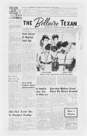 The Bellaire Texan (Bellaire, Tex.), Vol. 5, No. 24, Ed. 1 Wednesday, July 30, 1958