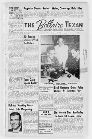 The Bellaire Texan (Bellaire, Tex.), Vol. 7, No. 4, Ed. 1 Wednesday, March 16, 1960