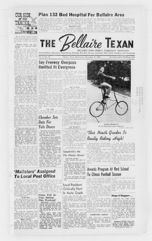 The Bellaire Texan (Bellaire, Tex.), Vol. 5, No. 40, Ed. 1 Wednesday, November 19, 1958
