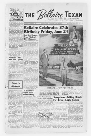 The Bellaire Texan (Bellaire, Tex.), Vol. 2, No. 19, Ed. 1 Wednesday, June 22, 1955