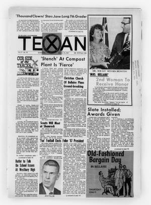 Primary view of object titled 'The Bellaire & Southwestern Texan (Bellaire, Tex.), Vol. 13, No. 48, Ed. 1 Wednesday, January 25, 1967'.