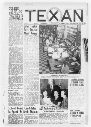 Primary view of object titled 'The Bellaire Texan (Bellaire, Tex.), Vol. 11, No. 33, Ed. 1 Wednesday, October 21, 1964'.