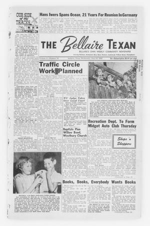 Primary view of object titled 'The Bellaire Texan (Bellaire, Tex.), Vol. 2, No. 18, Ed. 1 Wednesday, June 15, 1955'.