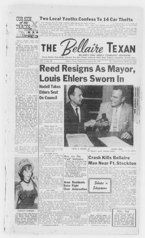 Primary view of object titled 'The Bellaire Texan (Bellaire, Tex.), Vol. 3, No. 50, Ed. 1 Wednesday, January 23, 1957'.