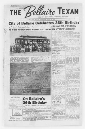 The Bellaire Texan (Bellaire, Tex.), Vol. 1, No. 19, Ed. 1 Thursday, June 24, 1954