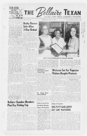 The Bellaire Texan (Bellaire, Tex.), Vol. 8, No. 20, Ed. 1 Wednesday, July 12, 1961