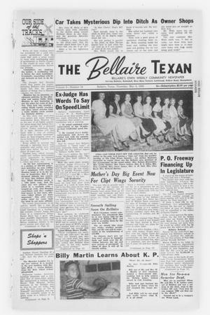 Primary view of object titled 'The Bellaire Texan (Bellaire, Tex.), Vol. 2, No. 12, Ed. 1 Thursday, May 5, 1955'.