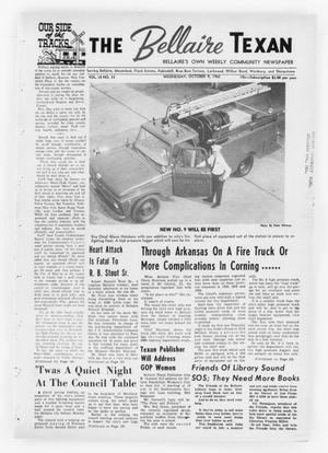 The Bellaire Texan (Bellaire, Tex.), Vol. 10, No. 33, Ed. 1 Wednesday, October 9, 1963