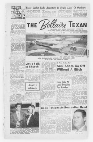 Primary view of object titled 'The Bellaire Texan (Bellaire, Tex.), Vol. 2, No. 10, Ed. 1 Thursday, April 21, 1955'.