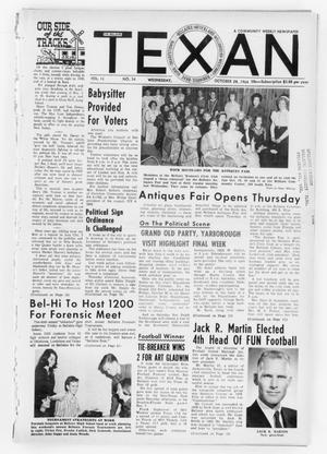 Primary view of object titled 'The Bellaire Texan (Bellaire, Tex.), Vol. 11, No. 34, Ed. 1 Wednesday, October 28, 1964'.