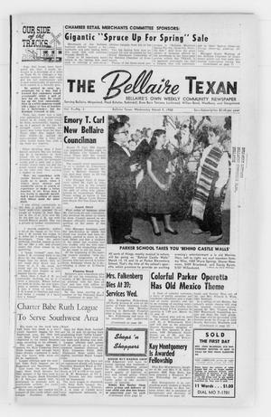 The Bellaire Texan (Bellaire, Tex.), Vol. 7, No. 3, Ed. 1 Wednesday, March 9, 1960