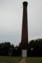 Thumbnail image of item number 1 in: 'Red-brick smokestack of the Texas Pacific Coal and Oil Company, Thurber'.