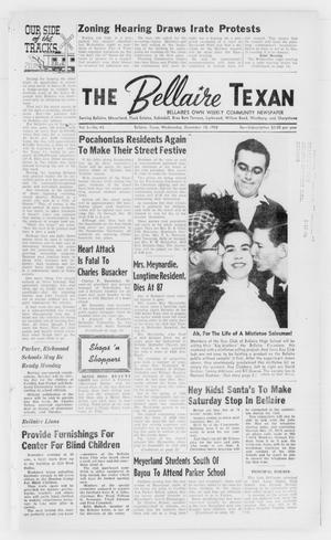 The Bellaire Texan (Bellaire, Tex.), Vol. 5, No. 43, Ed. 1 Wednesday, December 10, 1958