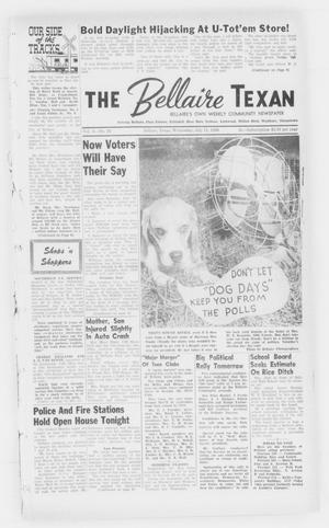 The Bellaire Texan (Bellaire, Tex.), Vol. 3, No. 22, Ed. 1 Wednesday, July 11, 1956
