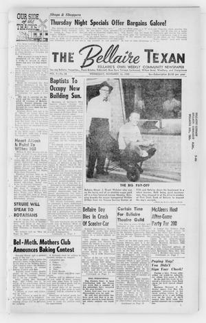 The Bellaire Texan (Bellaire, Tex.), Vol. 7, No. 38, Ed. 1 Wednesday, November 16, 1960