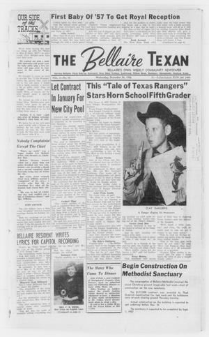 The Bellaire Texan (Bellaire, Tex.), Vol. 3, No. 46, Ed. 1 Wednesday, December 26, 1956