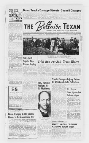 The Bellaire Texan (Bellaire, Tex.), Vol. 4, No. 51, Ed. 1 Wednesday, February 5, 1958
